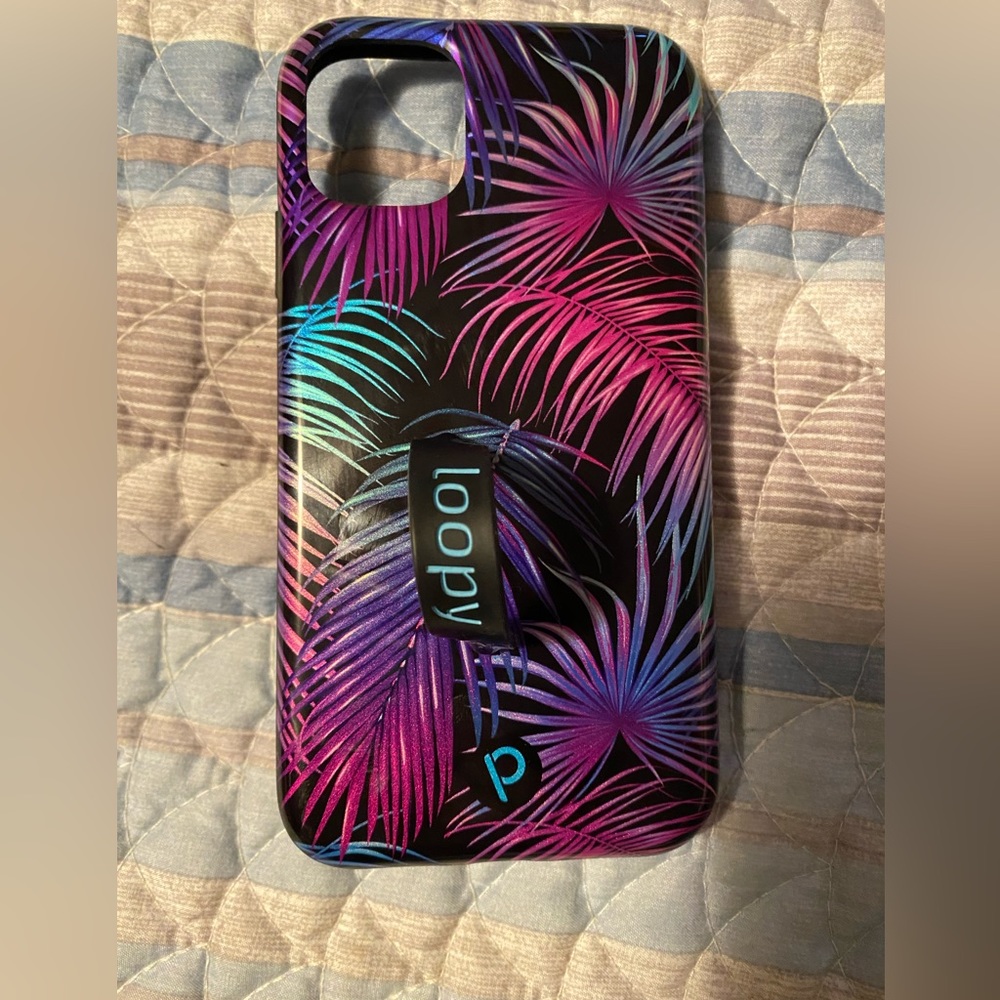 Loopy Case aurora palms iPhone 11/XR